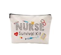 BTACGWP Trousse Infirmière Kit Infirmitière 1 Pièce, Organisation Multi-Rangements & Fermeture Éclair Durable, Sac Stage Pro Idéal Offert Cadeau Rentrée Étudiante