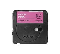 Brother Btag-P35 Ruban Blanc sur rose Original Btag-P35