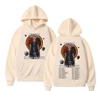 BTAISYDE Sweats À Capuche Rapper Chris Tour Brown 2026 Merch Sweats À Capuche Vêtements pour Hommes Sweatshirts Oversized Mode Hip Hop Manches Longues Pullovers XS-3XL-Khaki||x_s