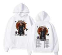 BTAISYDE Sweats À Capuche Rapper Chris Tour Brown 2026 Merch Sweats À Capuche Vêtements pour Hommes Sweatshirts Oversized Mode Hip Hop Manches Longues Pullovers XS-3XL-White||3X_l