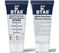 BTAS Graisse Diélectrique PTFE pour Cosses Batterie et Bougies 30g 2 Pièces | Graisse pour contacts électriques NSF H1: étanchéité,lubrification et isolation des joints toriques, engrenages et composants