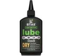 BTAS Lubrifiant Céramique Sèche pour Chaîne Vélo 120ml - Teinture Traceur UV, Pour Vélo Route/VTT, Adapté aux Conditions Sèches/Poussiéreuses