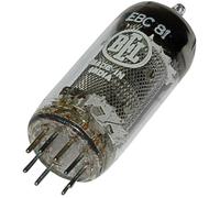 BTB Vertrieb EBC 81 = 6 BD 7 A Tube électronique Double diode-triode 250 V 1 A Nombre de pôles: 9 Culot: noval Contenu 1 pc(s)