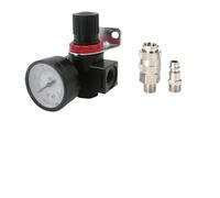 BTBDTBNN Régulateur de Pression d'air BR200 BR3000 BR4000 1/4" 3/8" 1/2" BSPT avec manomètre et Support de soupape de surpression(BR2000 ER Fittings)