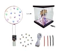 BTBEMO Mini LED Lights 80mm Long Distance Coil Induction Light et 12PCS Coloré High Brightness Auto Induction Lights pour Art & Craft Kits Ajouter Life Fun