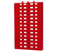 BTBTB Grille de Drainage extérieure en Plastique, Grille de Drainage antidérapante de 9 mm d'épaisseur, Protection de gouttière for Jardins, garages et Aires de Jeux(Red,25x30x2.5cm/9.8x11.8x0.9in)