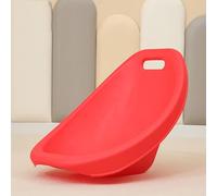 BTCHING Lot de 2 chaises à bascule pour enfants, siège de sol en plastique sûr, léger, empilable, pratique pour les jeux d'enfants, chaises de salle de classe, rouge