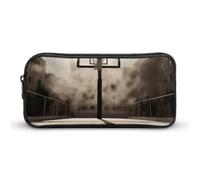 BTCOWZRV Grande trousse à crayons incroyable sur le terrain de basket-ball - Esthétique - Pour homme et femme - Trousse à crayons portable multifonction pour pièces de monnaie - Pour bureau, vacances,
