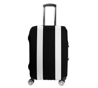 BTCOWZRV Housse de bagage à rayures noires et blanches - Housse de protection lavable anti-rayures - Housse de bagage anti-saleté pour voyage - Convient aux coffres de 45,7 à 81,3 cm, Style :, M