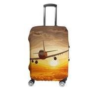 BTCOWZRV Housse de bagage avion au coucher du soleil - Housse de valise lavable anti-rayures - Housse de bagage anti-saleté pour voyage - Convient pour coffre de 45,7 à 81,3 cm, Style :, M
