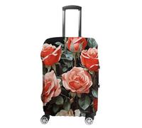 BTCOWZRV Housse de bagage belle rose cadeau, housse de valise, lavable, protection anti-rayures, housse de bagage anti-saleté, pour voyage convient aux coffres de 45,7 à 81,3 cm, Style :, S
