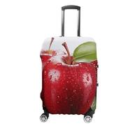 BTCOWZRV Housse de bagage de voyage résistante à la poussière pour valise, housse de bagage épaisse et élastique lavable pour bagages de 48,3 à 81,3 cm, blanc, S