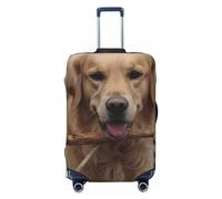 BTCOWZRV Housse de bagage pour chien et bâton - Élégante, approuvée par la TSA, élastique, lavable, protection anti-rayures pour bagages de voyage de 45,7 à 81,3 cm, Noir , M