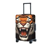 BTCOWZRV Housse de protection élastique lavable pour valises de 45,7 à 81,3 cm, housse de bagage de voyage portable, anti-poussière et anti-rayures, Noir , M
