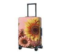 BTCOWZRV Housse de protection élastique lavable pour valises de 45,7 à 81,3 cm, housse de bagage de voyage portable, anti-poussière et anti-rayures, Noir , M