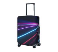 BTCOWZRV Housse de protection élastique lavable pour valises de 45,7 à 81,3 cm, housse de bagage de voyage portable, anti-poussière et anti-rayures, Noir , x-large