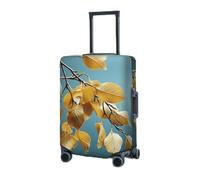 BTCOWZRV Housse de protection élastique lavable pour valises de 45,7 à 81,3 cm - Housse de bagage portable anti-poussière et anti-rayures, Noir , L