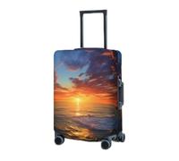 BTCOWZRV Housse de protection élastique lavable pour valises de 45,7 à 81,3 cm - Housse de protection anti-poussière et anti-rayures pour bagages de 45,7 à 81,3 cm, Noir , M