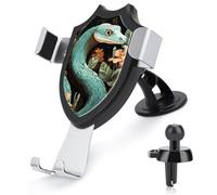 BTCOWZRV Support de téléphone de voiture serpent et fleur [ventouse et clip les plus puissants] Support de téléphone portable pour tableau de bord, pare-brise, grille d'aération, support universel