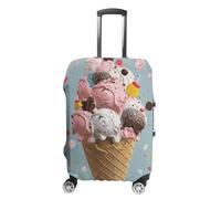 BTCOWZRV Sweet Ice Cream Housse de bagage de voyage anti-poussière Housse de bagage pour valises Épaissir Élastique Protecteur de Valise Lavable Housse de Bagages Convient aux Bagages de 48,3 à 81,3