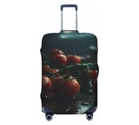 BTCOWZRV Water the Tomatoes Housse de bagage élégante approuvée par la TSA, élastique, lavable, anti-rayures, pour bagages de 45,7 à 81,3 cm, Noir , L