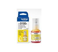 Brother BTD100Y - 48.8 ml - haute capacité - jaune - original - boîte de suspension - recharge d'encre - pour Brother DCP-T530DW, DCP-T730DW, MFC-T930DW
