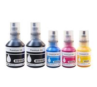 BTD180 BTD-180 Encre Compatible avec Brother BTD 180 Bouteille d'encre Multipack pour DCP-T780DW DCP-T580DW DCP-T583DW / DCPT780DW DCPT580DW DCPT583DW Drucker (5 Pack 2BK/C/M/Y)