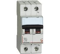 Btdin Interrupteur magnétothermique 1P+N courbe C - 4,5 kA