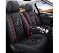 BTDLE Ensemble Complet de Housses Siege Auto pour Dodge Collar Without Armrest, Surface Intégrale À 360° Facile À Installer Couvre Sieges pour Avant Et Arrière, A/Black-Red-A/Standard