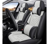 BTDLE Ensemble Complet de Housses Siege Auto pour Dodge Journey 1. Generation, Surface Intégrale À 360° Facile À Installer Couvre Sieges pour Avant Et Arrière, A/Black-Beige-A/Luxury