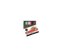 Posca – Marqueurs acryliques PC-8K – Pointe large biseautée 8 mm – Pack 8 couleurs assorties