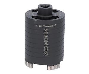 BTEC Fraise diamant 68 mm, emmanchement M16, longueur utile 80 mm | Maçonnerie grès calcaire brique poroton plâtre perçage précis segments diamant durables longue durée de vie