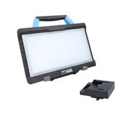 BTEC Worker Lampe de travail LED multi-batterie 50 W IP54 Projecteur de chantier, lampe de chantier, lampe de chantier, lampe LED avec adaptateur compatible avec batteries Makita 18 V - Sans batterie