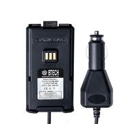 BTECH BL-5RH Éliminateur de batterie pour radios portables BF-F8HP PRO et compatibles Baofeng - Adaptateur d'alimentation continu 12-24 V CC pour les voyages, les urgences et les communications