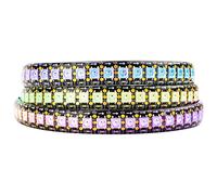 BTF-LIGHTING 3,2 FT 144 LED/pixels/m 1 m WS2812B Noir PCB adressable Sommeil en couleur Bande LED pixel Sommeil couleur étanche ip65 avec silicon