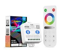 BTF-LIGHTING 4 zones 2.4GHz RF Télécommande RB3&SP530E Kit de contrôle WiFi Bluetooth Soutenir FCOB COB SMD PWM SPI RGB RGBW Bande LED WS2811 WS2812B WS2814 WS2815 SK6812 IC etc DC5V DC12V DC24V