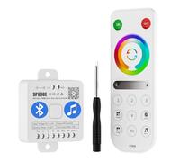 BTF-LIGHTING 4 zones 2.4GHz RF Télécommande RB4 et SP630E Bluetooth Kit de contrôle Soutenir FCOB COB SMD PWM ou SPI RGBCCT RGBWW Bande LED DC5V DC12V DC24V