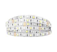 BTF-LIGHTING 5050 RGBW RGB+Blanc Froid(6000K-7000K) 150RGB+150White LED 5m 60LEDs/m Ruban LED multicolore Lumières IP65 PCB blanc étanche DC12V pour la décoration de la maison de cuisine