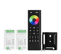BTF-LIGHTING 5050SMD FCOB COB RGBW Télécommande RF RC03RFB &2PCS C04RF Kit contrôleur 4 Zones RF 2.4GHz Télécommande sans Fil pour Bande LED 5pin RGB(+V R G B W) DC5V DC12V DC24V
