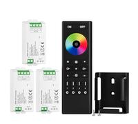 BTF-Lighting 5050SMD FCOB RGB RF Télécommande RC03RFB et 3 PCS C03RF LED Tuya LED Kit 4 Zones RF 2,4 GHz Télécommande sans Fil PWM RGB (+ R G B) Bande LED 4 Broches DC5 V DC12 V DC24 V