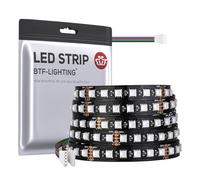 BTF-LIGHTING Bande LED RGBCW 5050SMD RGBW 4IN1 Bande LED RGB+Cool White(6000-6500K) 24V 5M 96LEDs/m 480LEDs Black PCB IP30 NOT Waterproof pour éclairage intérieur (Bande LED uniquement)