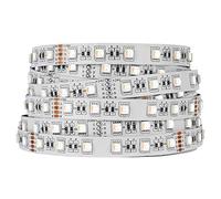 BTF-LIGHTING Bande LED RGBW 4 en 1 5050 5M 16.4ft 60LEDs/m RGB + Blanc Chaud 2700K-3000K DC24V IP30 PCB Blanc pour Rétroéclairage TV, Cuisine, Chambre Décoration(Contrôleur et Alimentation Non Inclus)