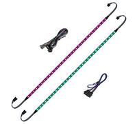 BTF-LIGHTING Bande LED RVB pour PC 2PCs 50cm pour 12V 4-Pin Headers - Compatible avec ASUS Aura Sync, Gigabyte RGB Fusion, MSI Mystic Light