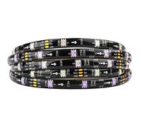BTF-LIGHTING Bande LED WS2811 IC=RGB IC adressable Dream Color 5M 30LED/m 10Pixels/m 150LEDs 50pixels Etanche IP65 Ruban LED PCB noir Flexible DC12V Effet de poursuite pour la décoration de la maison