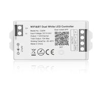 BTF-LIGHTING C02W CCT PWM (+ CW WW) 3PIN Bande LED Température de Couleur Ruban LED Blanc Double 2.4GHz Tuya WiFi Group Controller Alexa Google Home Compatible avec WR02RF RC02RFB CCT Remote