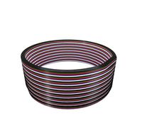 BTF-LIGHTING Câble d'extension électrique RGBW de 10 m, 5 broches, 18 AWG, connexion de fil de lumière, ligne de cordon à 5 conducteurs pour bande LED FCOB COB 5050 SMD RGBW à changement de couleur