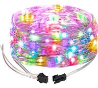 BTF-LIGHTING Chasing Dream Lumières décoratives scintillantes polychromes 5m 50LEDs adressables WS2812B IC Guirlande lumineuse pour chambre d'enfant,mariage,arbre de Noël,fête de festival,jardin,patio