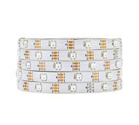 BTF-LIGHTING RGBW RGB+Blanc Froid SK6812 (Similaire à WS2812B) 16.4ft 5m 30LEDs/Pixels/m Adressage Individuel Flexible 4 Couleurs en 1 LED Couleur de Rêve Bande LED PCB Blanc IP65 Étanche DC5V