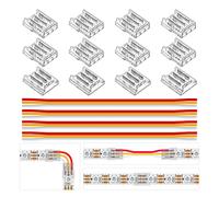 BTF-LIGHTING SMD 3pin 10mm LED Connecteur kit avec 12pcs Transparent
