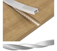 BTF-LIGHTING T2010 Profilé en Silicone LED Neon 3M/9,84Ft 20x10mm Canal Diffuseur Flexible DIY Blanc Laiteux Compatible avec Bandes LED FCOB COB SMD ≤18mm pour Cuisine Armoires Chambre(Sans Bande LED)